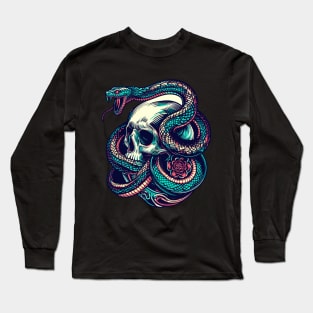 Skull And Snake Long Sleeve T-Shirt